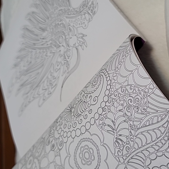 Adult Coloring Book Designs:The Colours of Fantasy,Creative Moments … - Picture 3 of 7